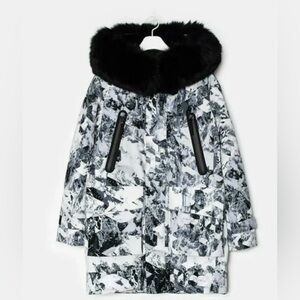 Beanpole Sport Parka with Goose Padding and Fox Fur
